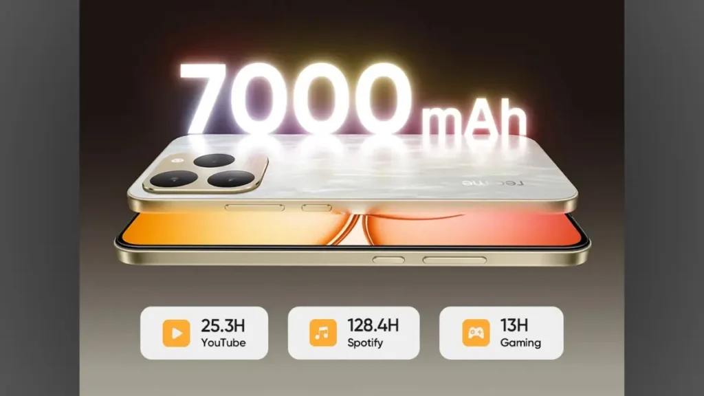 Realme 15T 5G battery