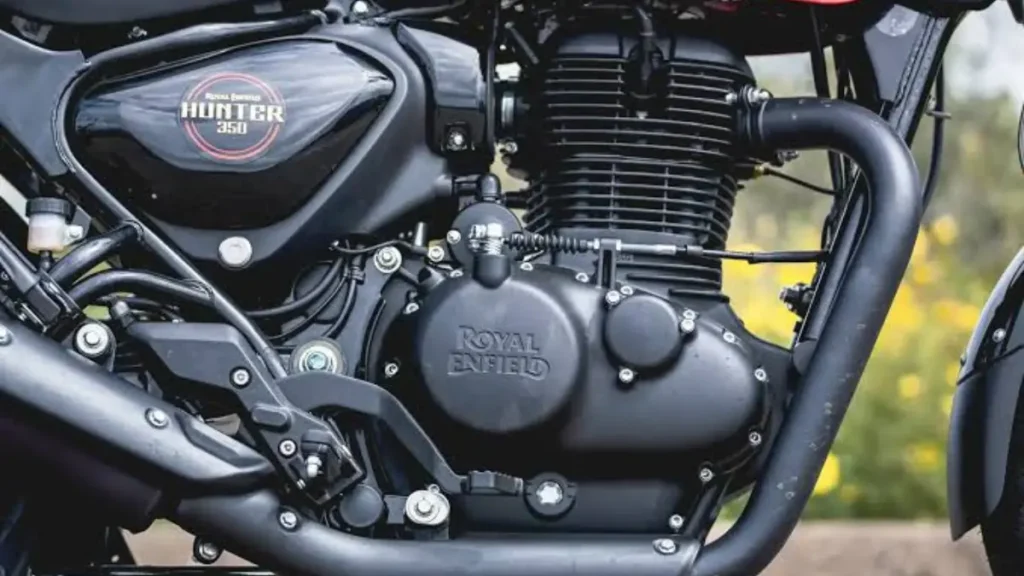 Royal Enfield Hunter 350 engine
