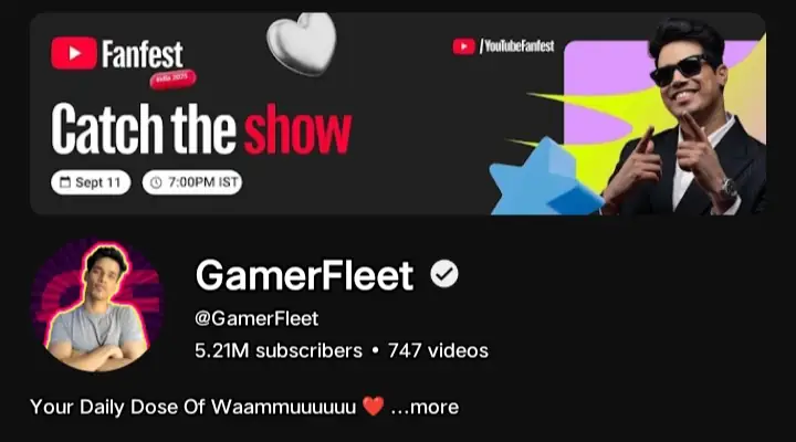 Gamerfleet YouTube channel
