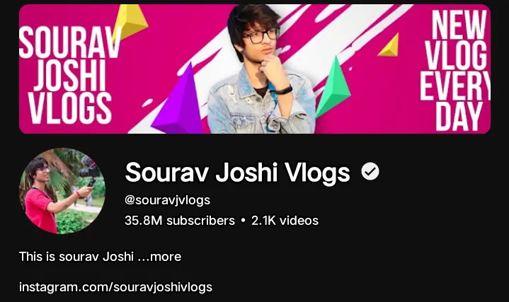 Sourav Joshi vlogs
