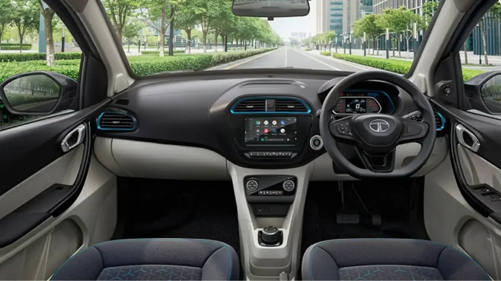 Tata Tiago EV interior